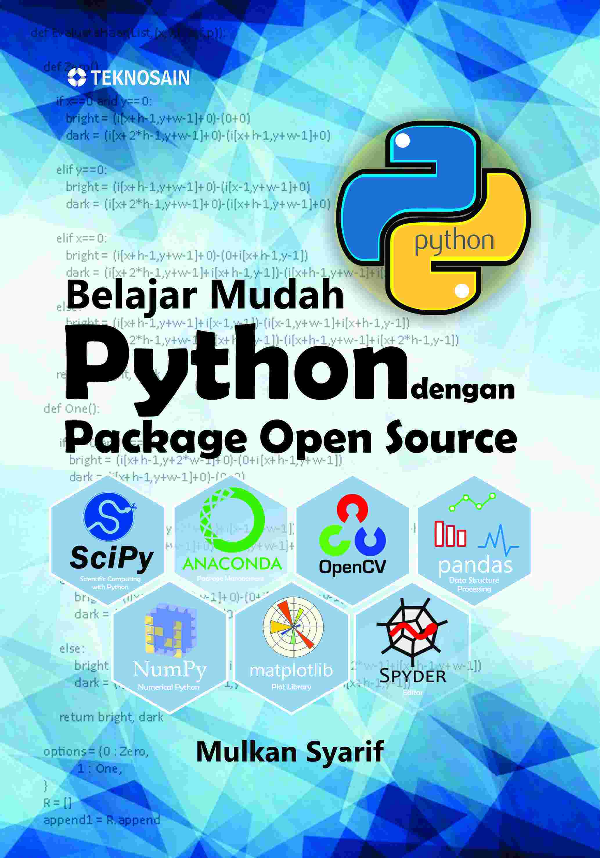 Sampul buku Belajar Mudah Python...