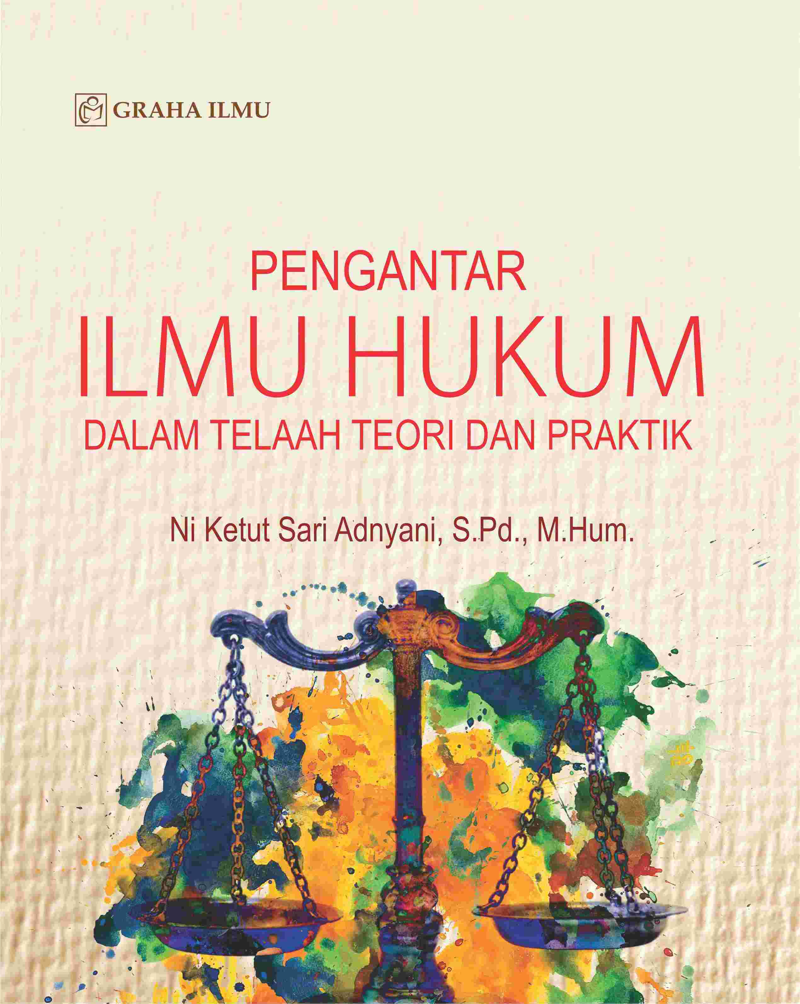 Sampul buku Pengantar Ilmu Hukum...